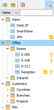 NetSetMan Pro 無限配置樹狀管理